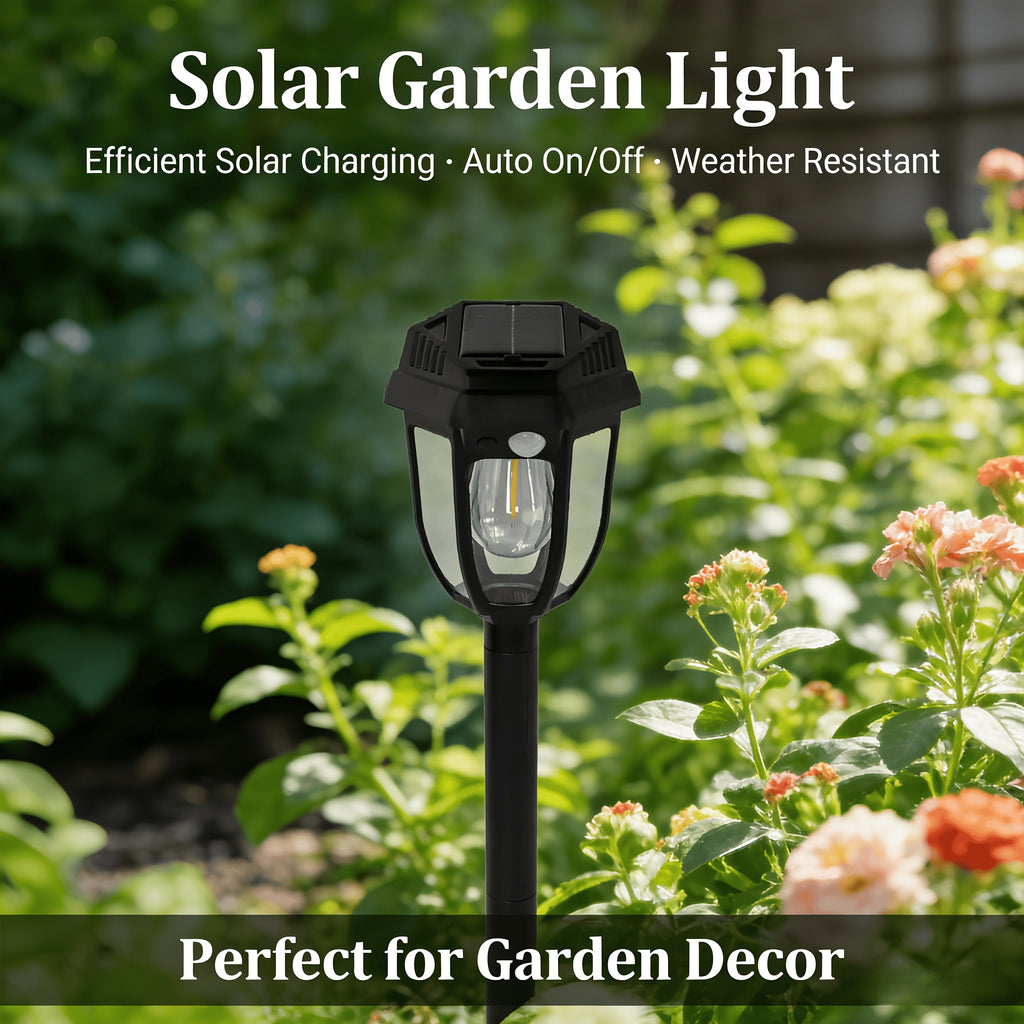 [4/3-Piece] Solar Outdoor Light Waterproof Warm Light IP44 Pathway Light 10-Hour Long-Lasting LED Landscape Light Courtyard Light Solar Street Light Path Light Suitable for Sidewalk, Path