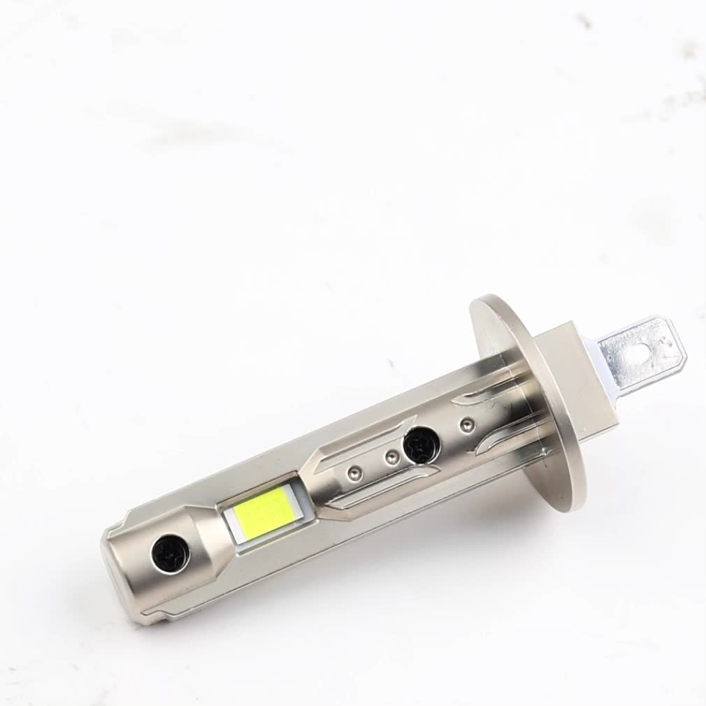 Xstorm 2Pcs 20000 Lumens H1 LED Mini Headlights Canbus H1 LED Light CSP for Car Headlight Fanless Daytime Running Light Car Fog Light 12V 6500K White Light