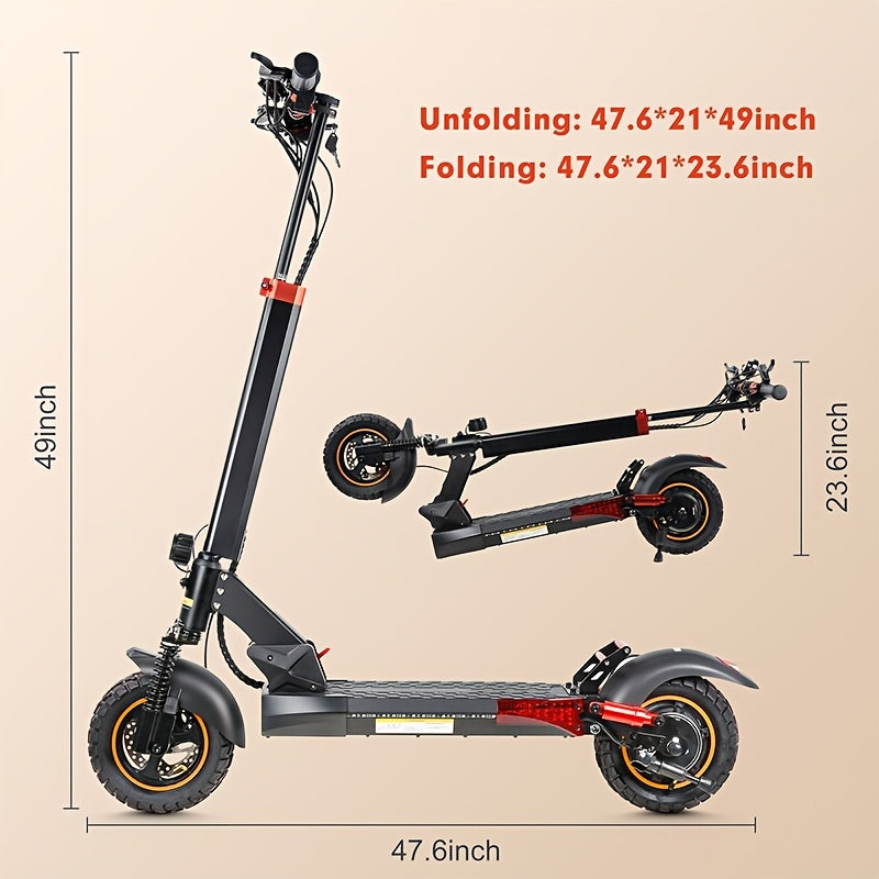 Mankeel MX-14 800W 电动滑板车 10英寸越野轮胎 | 可折叠，最大续航60km，手机充电USB接口，RGB氛围灯，转向灯，适合青少年/成人，城市通勤，户外旅行，户外娱乐