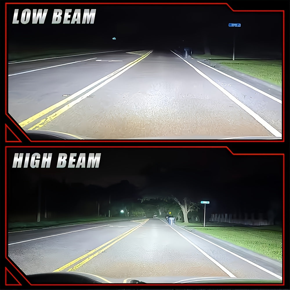 2Pcs LED Headlight Bulbs, 300W High Power, Compatible with H1, H4, 9003, HB2, H7, H18, H11, H9, H8 - 60,000 Lumens, 7500K Color Temperature, 9570 CSP Chip, 950% Brightness, Vehicle Lighting Upgrade, Durable LED Lights, 12V-24V Voltage