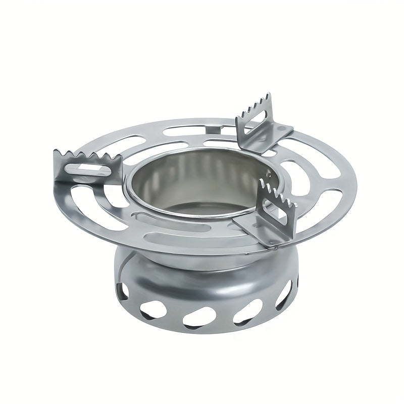 Outdoor Camping Aluminum Alloy Windproof Burner, Portable Stove Lid Concentrator for Rapid Heating, Ideal for Outdoor Camping and Picnic Cooking (Stove Not Included)