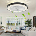 20 Inch Ceiling Fan with Light, Modern Low Profile, Upgraded Flush Mount Ceiling Fan, 6 Speeds, Dimmable LED & Quiet Motor, Ideal for Bedroom Living Room