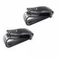 2pcs Universal Car Sun Visor Sunglasses & Ticket Card Clip Storage Organizer – Vehicle Auto Accessory