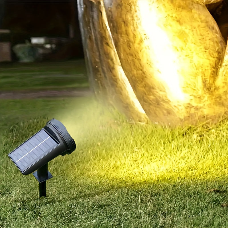 Solar Outdoor Spotlight, 55 LEDs 3 Modes, Christmas Decoration Landscape Lighting, Solar Path Light - Perfect for Garden Festival Decoration, Solar Spotlight Outdoor, Suitable for Courtyard, Garden Solar Flood Light