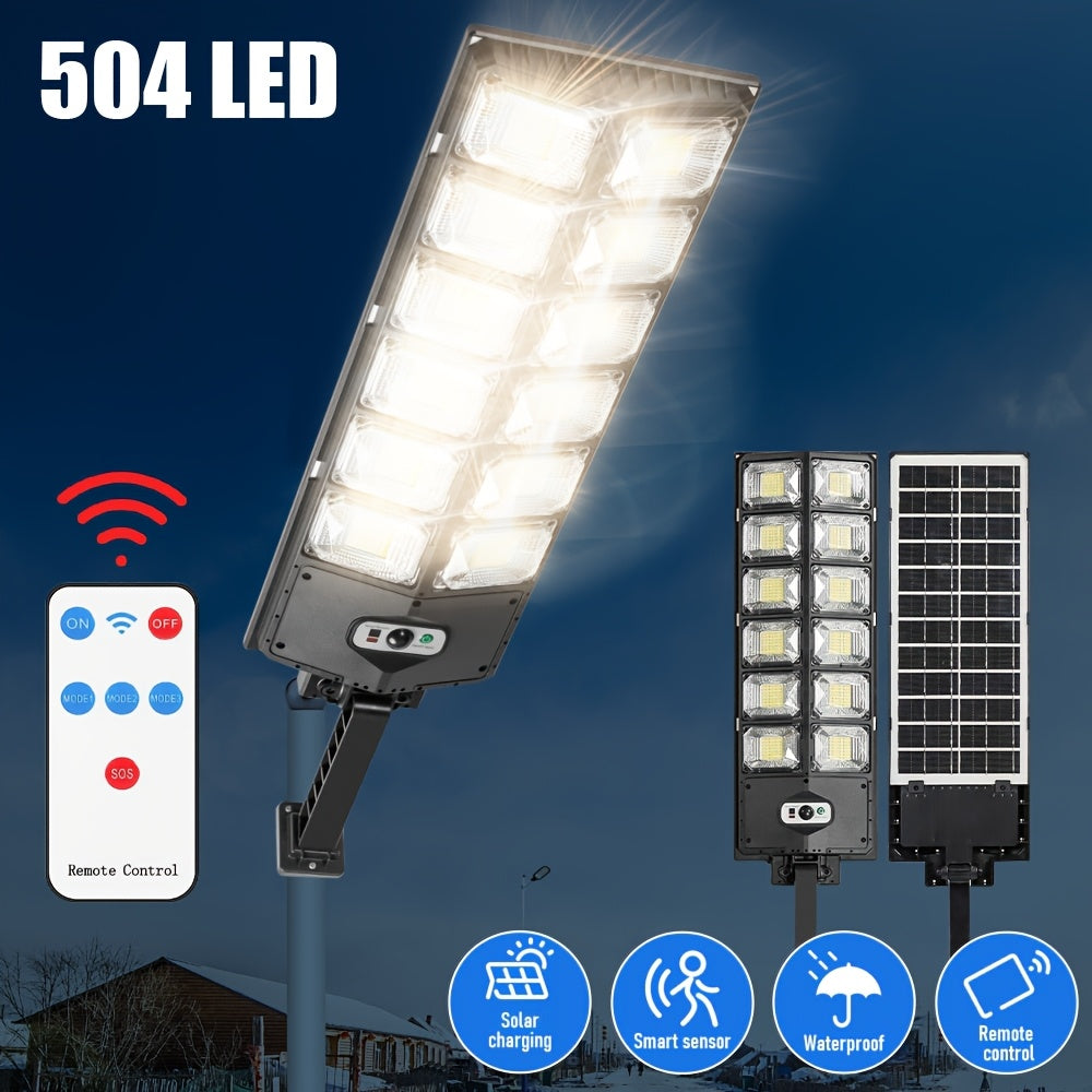 Outdoor Solar Wall Light Exterior Wall Light Street Light White Light Solar Charging Light Control + Sensor Control - Easy Installation, Waterproof, Stays On All Night - Suitable for Courtyard, Street Lighting