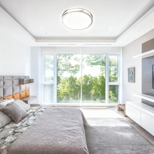 13-Inch 36W LED Recessed Ceiling Light, Ultra-Bright 3200 Lumen Dimmable Ceiling Light, 5 Color Temperatures 2700K/3000K/4000K/5000K/6000K, Ceiling Light Fixture Suitable for Kitchen, Hallway, Bedroom, Bathroom