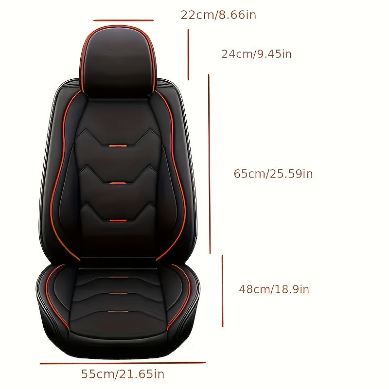 [For Toyota] Automotive Synthetic Leather Seat Covers, Full Coverage 5-Seat Universal All-Season Model - Tailor-Made for Toyota Sedans, Fits 5-Seat Models, High-End Wear-Resistant & Anti-Slip | Luxury Interior Upgrade