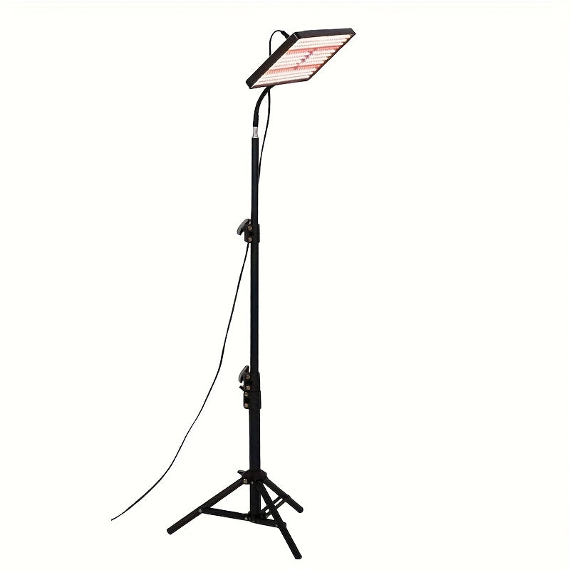 Indoor Plant Grow Light, 286 LED Full Spectrum Floor Lamp, Tripod Design, Large Desktop Grow Light with On/Off Switch, Height Adjustable, Ideal for Indoor Plant Cultivation