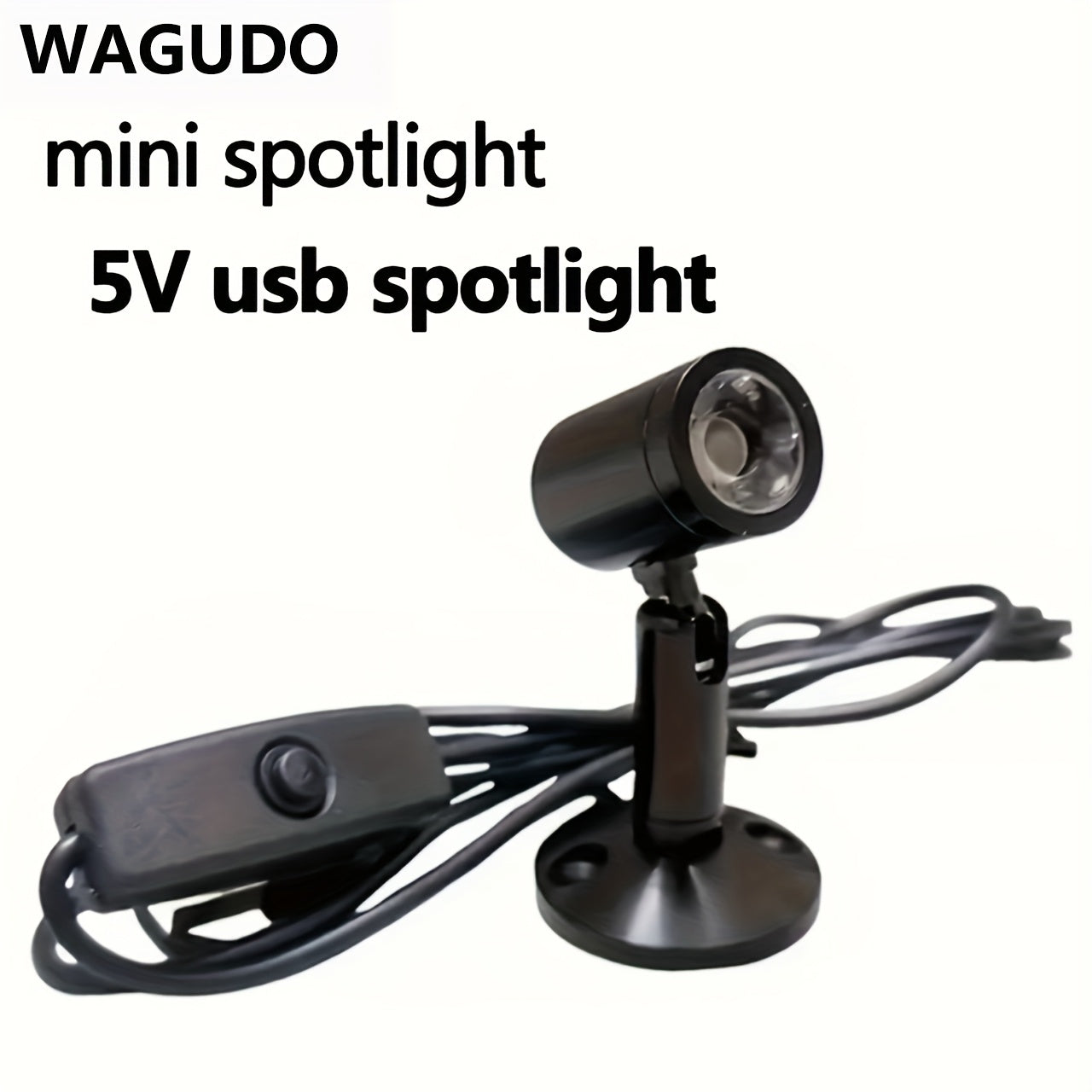 1 pc 5V LED light, USB-powered light, compact LED lighting, mini spotlight, specially designed for displaying jewelry and small figurines, small LED light, suitable for crafting, LED reading spotlight, bedside night light