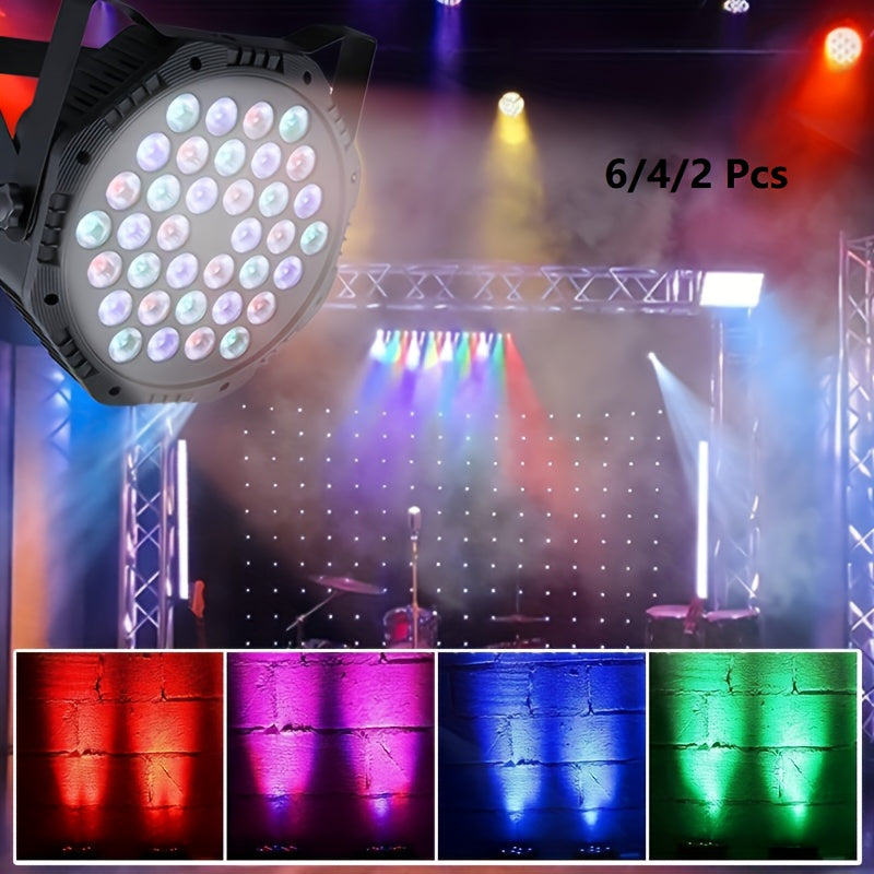 2/4/6-pack 36-LED disco light