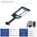 2 Pack / 1 Pack - Super Bright LED Solar Street Light, Outdoor Wall Lighting, Wide Angle Courtyard Light, with Motion Sensor and Remote Control Wall Light - Ideal for Commercial Streets, Parking Lots, Courtyards, Gardens, Garages, Farms