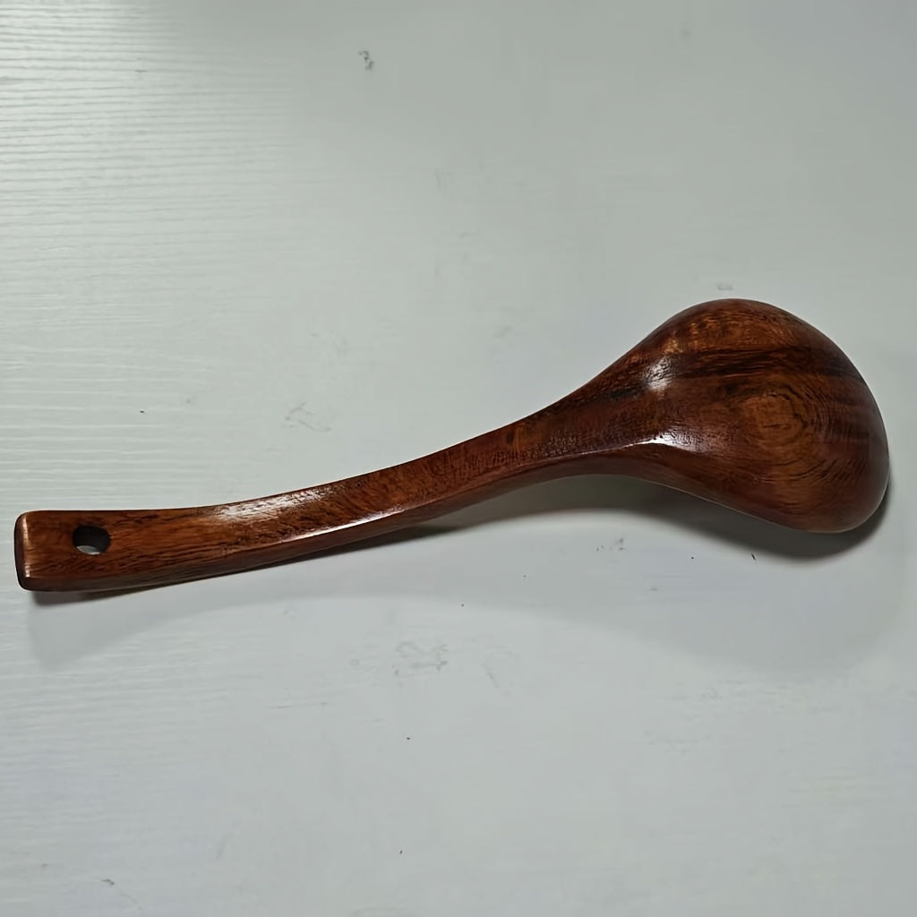 Wooden Kitchen Spoon | Non-Stick Pan Safe, Durable Wooden Handle, Perfect for Soup & Cooking