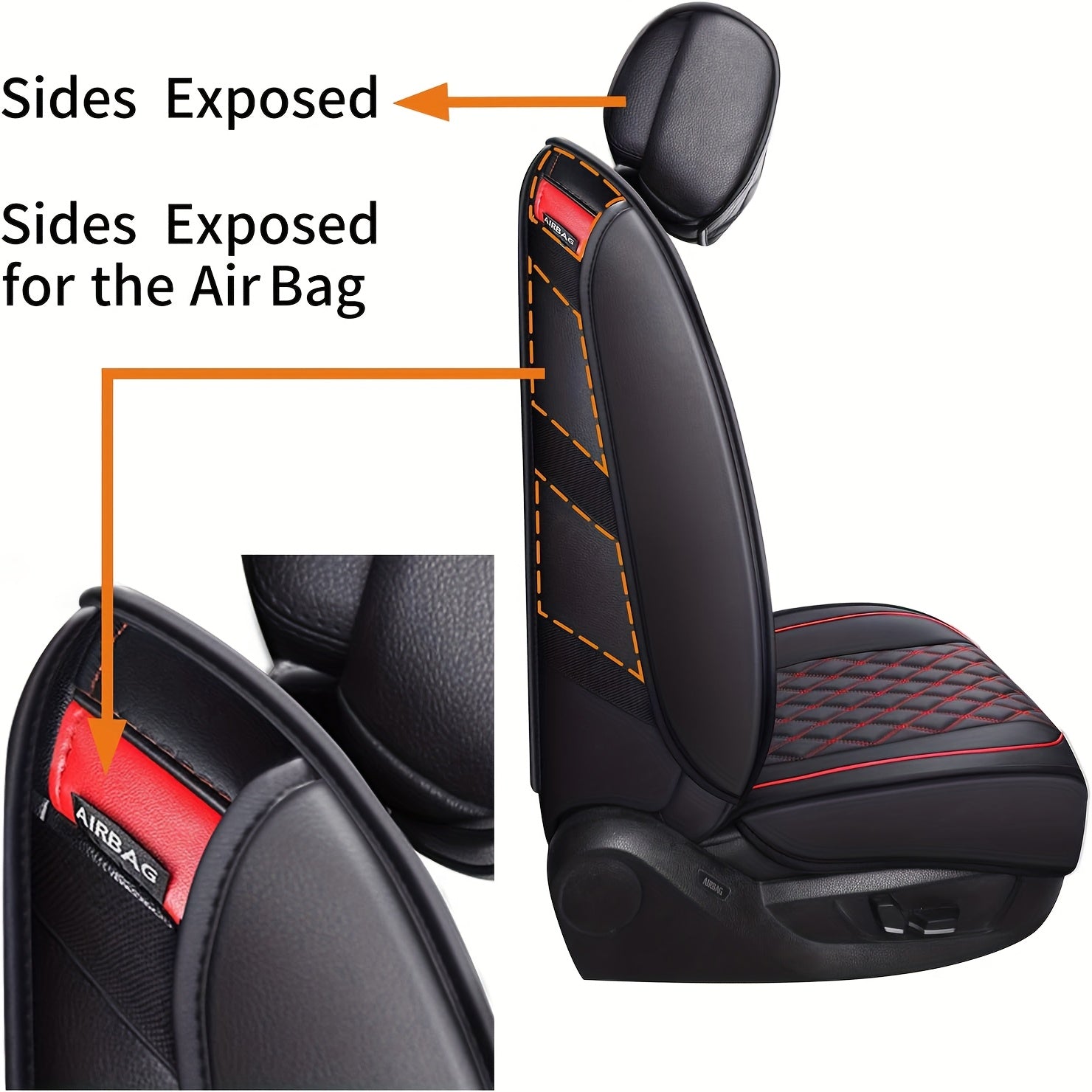Aierxuan Offers a Complete Set of Car Seat Covers for F150, Made of Waterproof Artificial Leather. These Car Seat Cushions Are Designed to Fit a Variety of Vehicles, Including SUVs and Pickup Trucks, Especially Ford Models from 2009 to 2025.