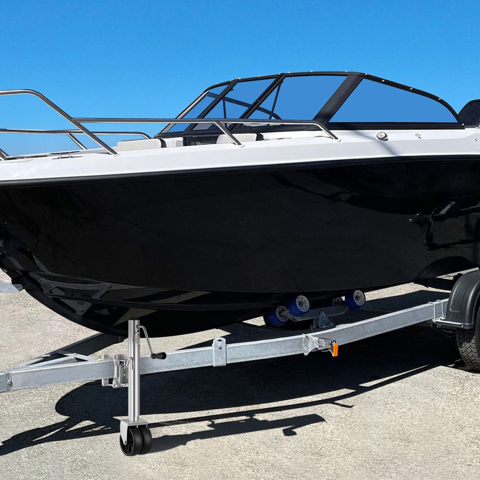 VEVOR Boat Trailer Crane Marine Heavy Duty Swivel Mount Tongue Crane 1000-2000 Lbs Load Capacity