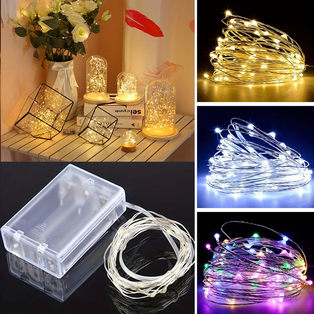 1PC 灯串适用于卧室、派对、婚礼、圣诞节万圣节装饰 灯 50/100LED