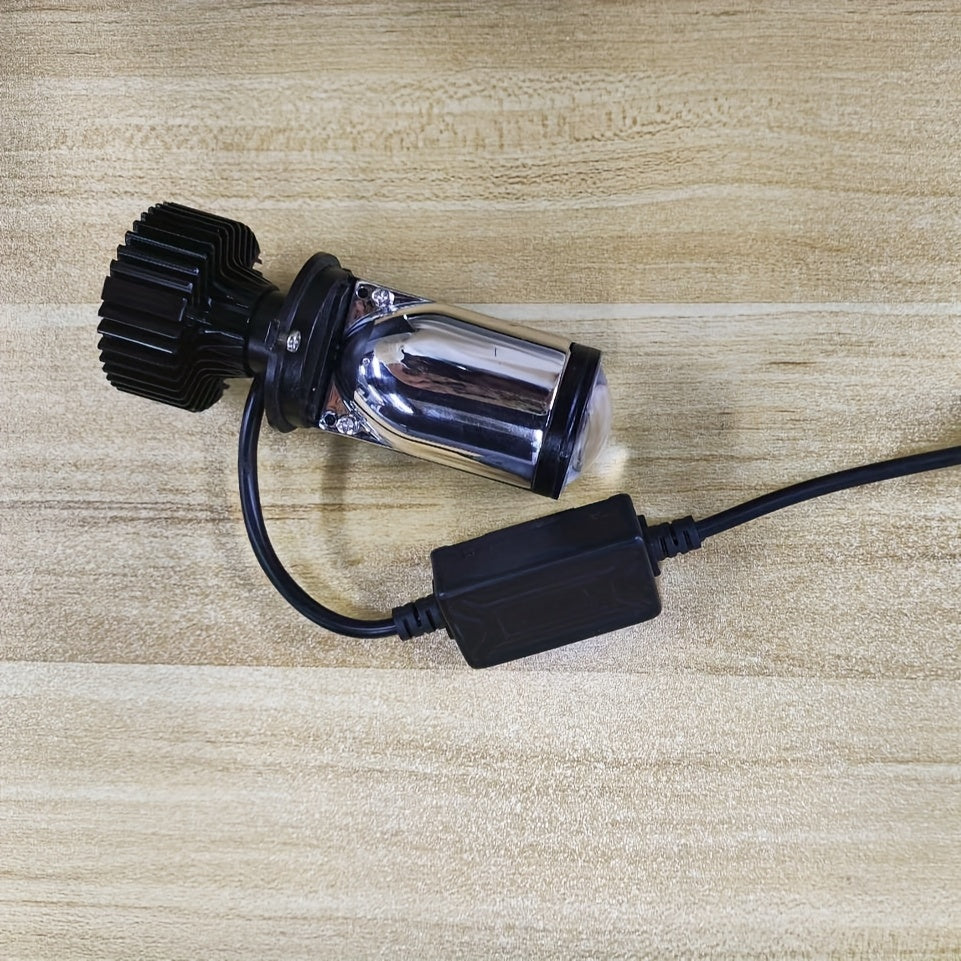 1/2Pc H4 LED Projector Bi-Xenon Lens Car LED Headlight Bulb 160W Turbo Fan Car Light 12V 24V Perfect Beam Distribution 6000K White Light