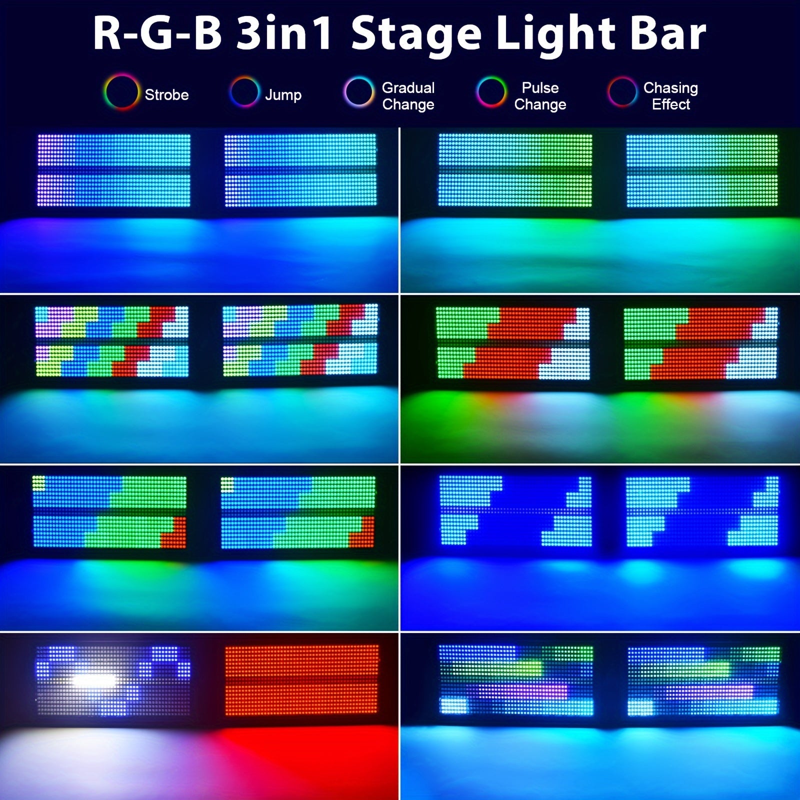 200W LED RGBW Wall Washer Light, Mixed Rainbow Effect, Adjustable, Hotel, Stage, Disco, DJ, Wedding, Bar, Building, Wall Washer Light