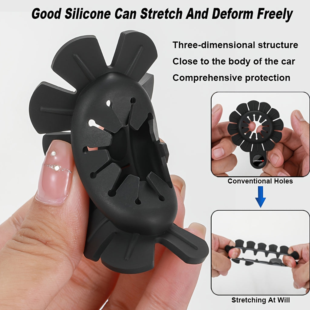 1pc Car Windshield Wiper Silicone Protector Cover – Wiper Arm Dust Cover Pad, Fits Toyota, Honda, Mazda, Mitsubishi, Jeep, MG Models