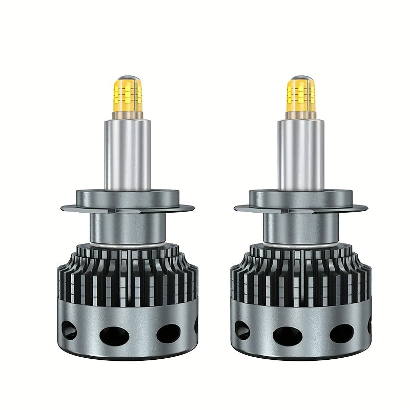 1 Pair 360 LED Headlight H1 H7 H8 H9 H11 CANBUS 9005 HB3 9006 HB4 D1S D2S D3S D4S Car Bulbs 6000K White Light Headlamp, No Battery Included