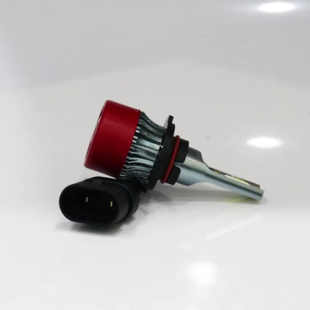 2-Pack Super Bright LED Headlight or Fog Light Bulbs, Compatible with H1, H7, H11, 9005/HB3, 9006/HB4, 9007, H13 Sockets. COB Chip Technology, 800% Brightness Increase, Easy Plug-and-Play Installation