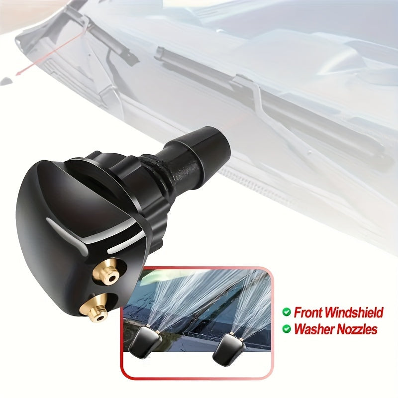 Vehicle Windshield Washer Nozzle with 2 Straight Jet Nozzles