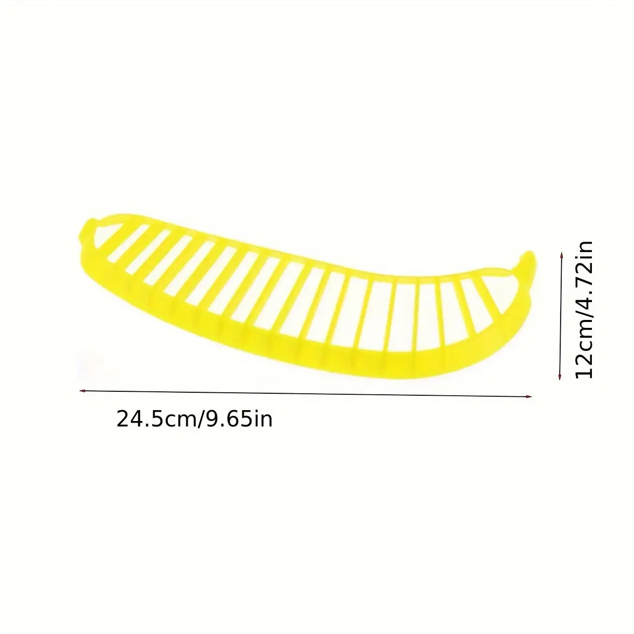 Banana Slicer, Multifunctional Fruit Cutting Tool, Banana Cutter, Fruit Separator, Fruit Salad & Platter Divider, Kitchen Accessory, Best Partner for Oktoberfest, Christmas & Halloween Festivities