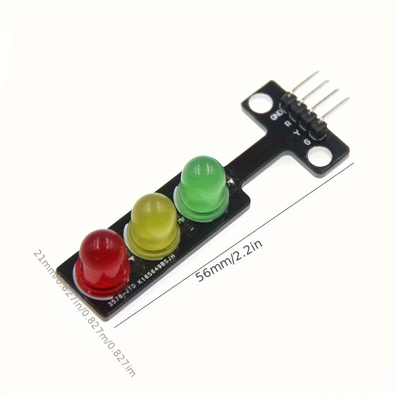 1pc LED Traffic Signal Light Module, 5V Red Green Light Glowing Module, Robot Accessories Module