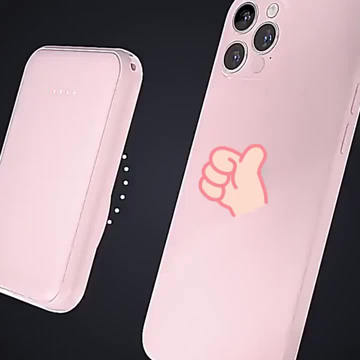 5 Colour, Ultra-Thin Magnetic Power Bank, 10000mAh Battery Pack, 22.5 PD Fast Charging, 15W Wireless Charging, Magnetic Battery Pack for 17/16/15/14/13/12/Pro/Mini/Pro Max And Wired Charging for Android Phones