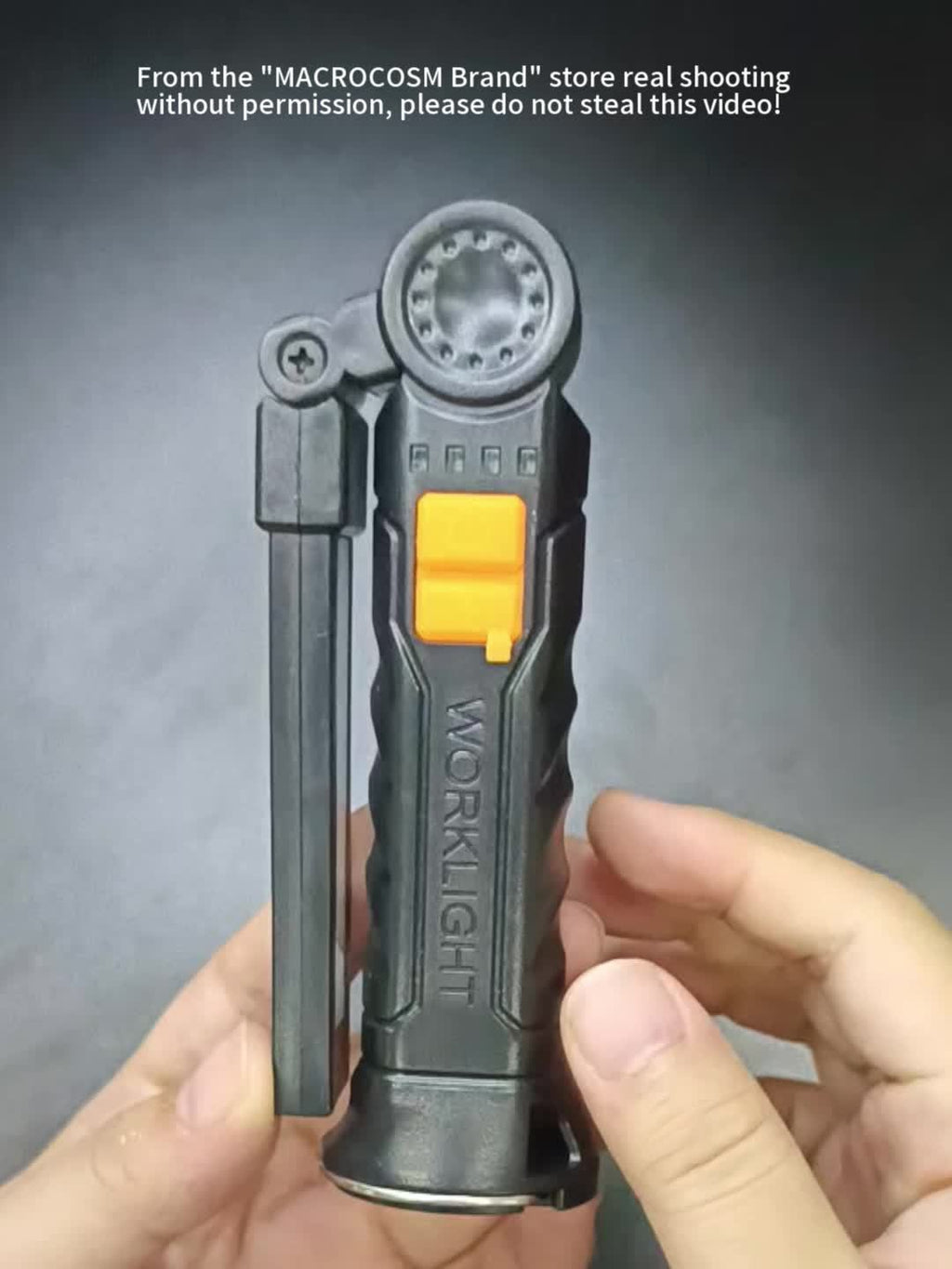 1PC Foldable Emergency Work Light, Rechargeable Portable Maintenance Lamp, Easy To Carry, Suitable for Camping Reading Hiking