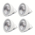 MR16 GU5.3 LED track light spotlight downlight recessed light source bulb, chandelier LED spotlight MR16 lamp cup indoor outdoor hallway AC/DC 12V GU5.3 3000K 5W two-pin base bulb, replaces 50W halogen bulb, 4/6/10-pack