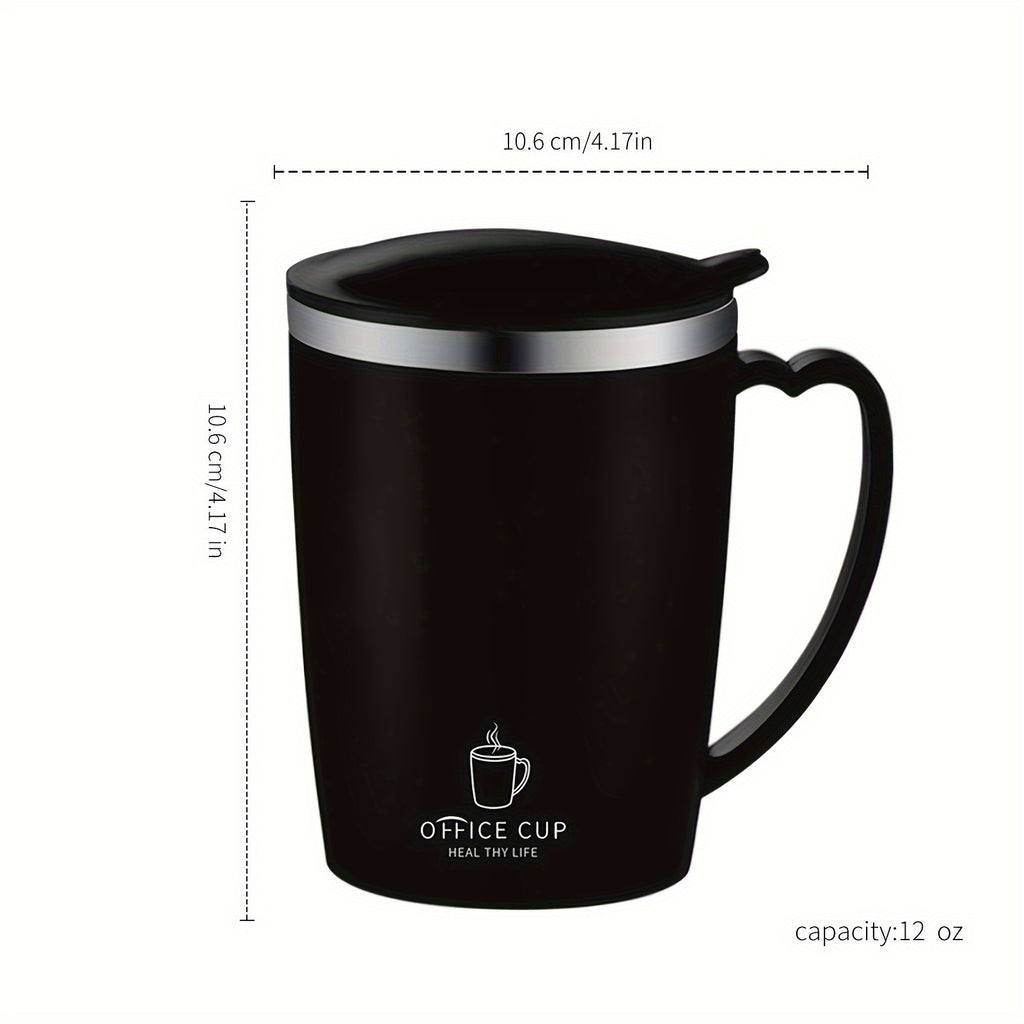 304 Stainless Steel Double Wall Insulated Water Mug, Colorful Double Layer Coffee Cup