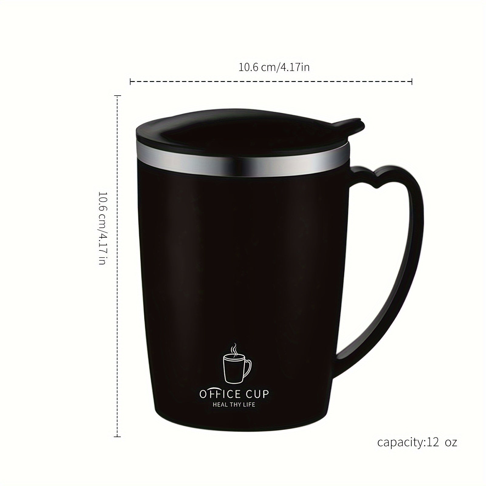 304 Stainless Steel Double Wall Insulated Water Mug, Colorful Double Layer Coffee Cup