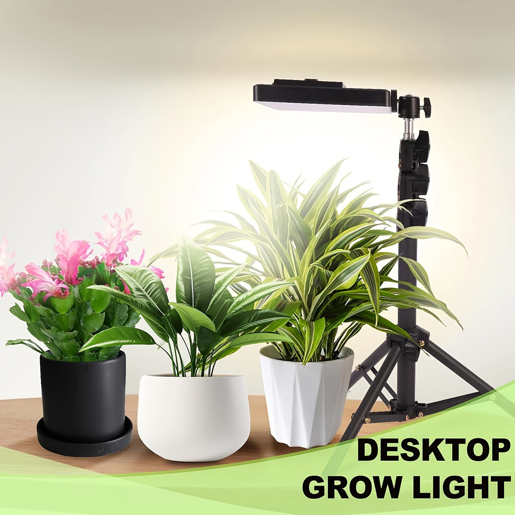 Indoor Plant Grow Light, 286 LED Full Spectrum Floor Lamp, Tripod Design, Large Desktop Grow Light with On/Off Switch, Height Adjustable, Ideal for Indoor Plant Cultivation