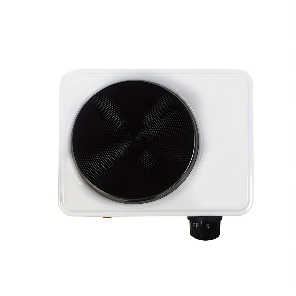 US Standard Desktop Electric Hot Plate, 5 Adjustable Temperature Settings with Precise Control, Space-Saving & Efficient Rapid Heating, Compact for Desktop, Home & Camping Dual Use – Small Footprint
