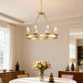 N-shaped lampshade, farmhouse modern style small round lampshade, suitable for living room, kitchen island, foyer, bedroom, dining room, ceiling flush mount / pendant type, gold - E12 - bulb not included
