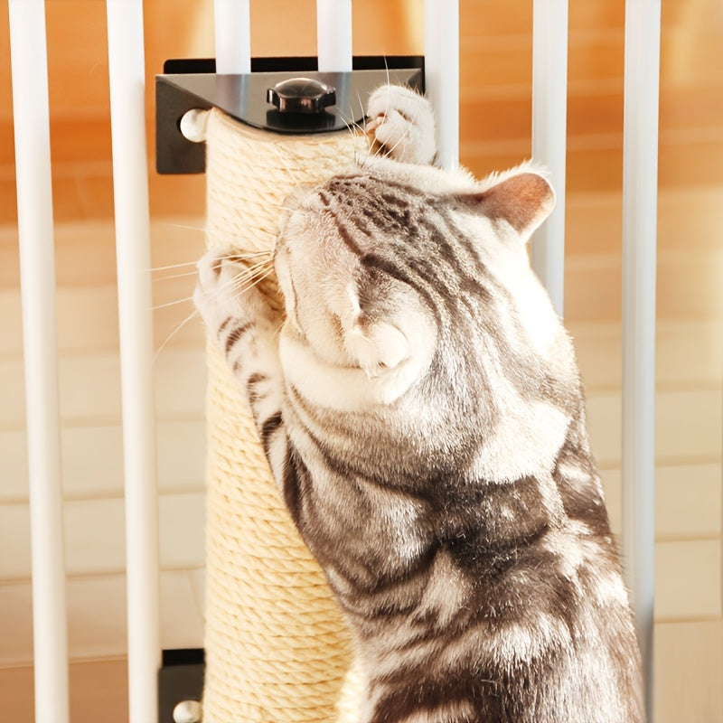 剑麻猫抓柱，适用于猫笼，耐用猫抓塔，室内猫树及幼猫玩具