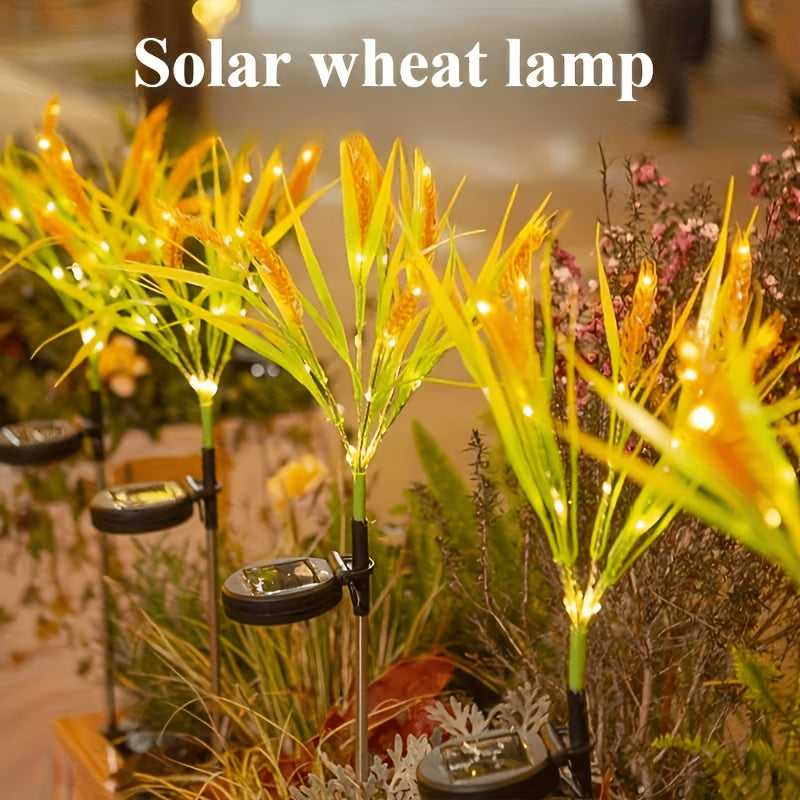 Solar Glowing Wheat Ear Light, Perfect for Field, Garden, Camping Decorative Ambient Light, Gift Giving