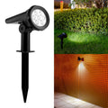 Solar lawn light, super bright recessed courtyard light, dimmable home garden landscape lighting lamp
