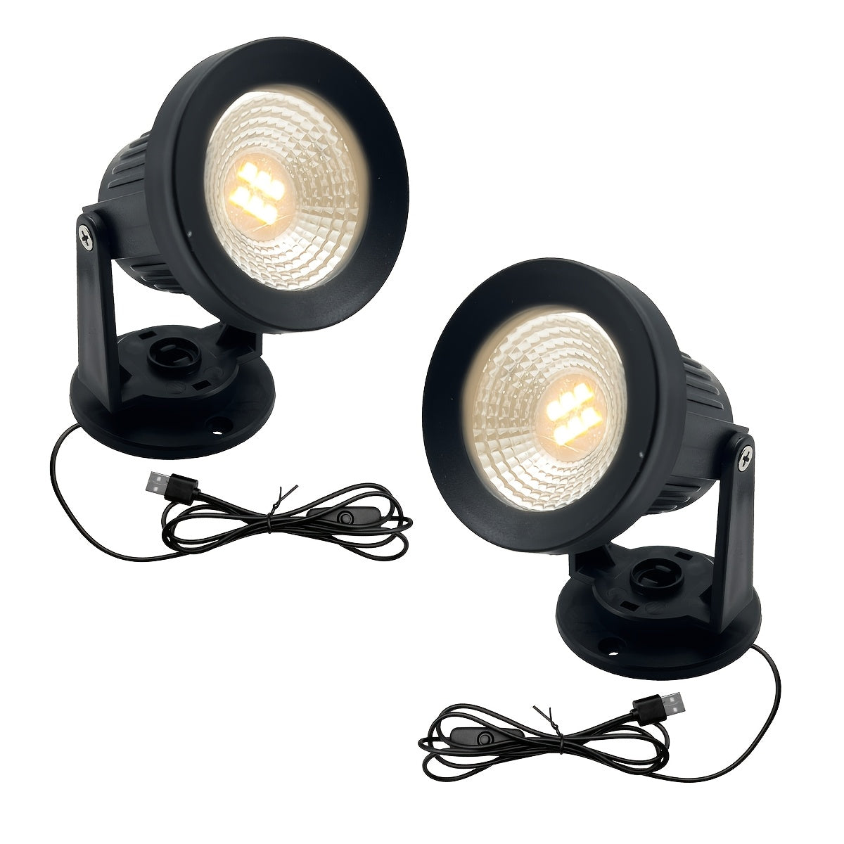 Indoor LED spotlight, warm light wall light, USB 5V ceiling light, very suitable for illuminating plants and artworks, rotatable LED RV reading light, push-button switch LED spotlight, suitable for boats, trailers, station wagons