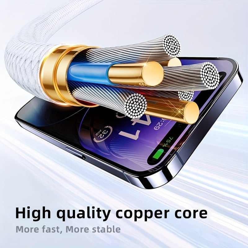 KAXOE 60W Fast Charging Cable Data Cable, Type-C USB To C PD Fast Charging Data Cable For IPhone 15 16 Series, For Samsung L Series Fast Charging Phone Tablet Length Data Cable