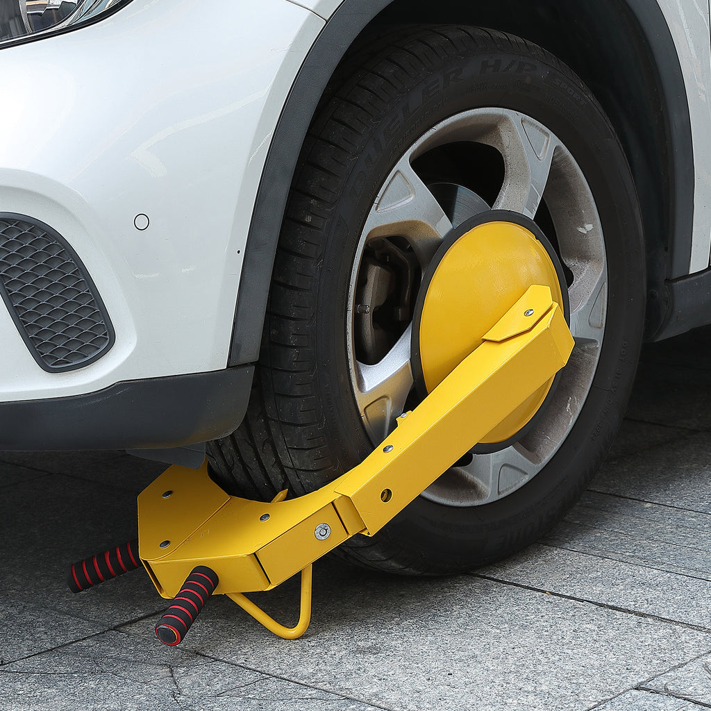 VEVOR Wheel Lock – 1-Pack Trailer Wheel Lock, Heavy-Duty Anti-Theft Tire Lock for RVs, Trailers, Cars, Trucks, SUVs