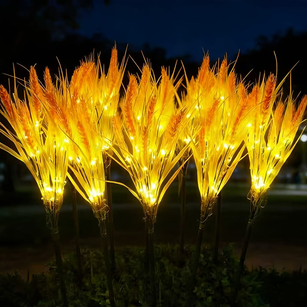 Solar Glowing Wheat Ear Light, Perfect for Field, Garden, Camping Decorative Ambient Light, Gift Giving