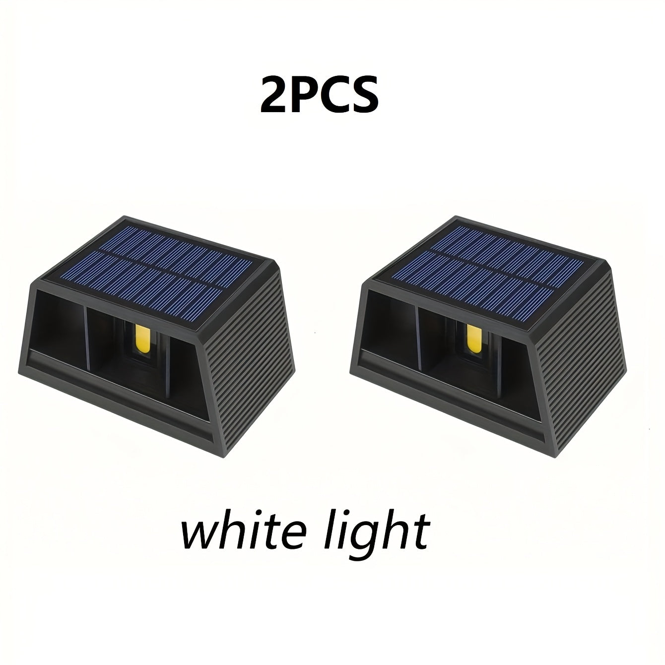 Solar Outdoor Wall Light, Automatically Turns On at Dusk, Wide Angle Outdoor Lighting, Suitable for Garden, Patio, Driveway, Walkway – Modern Solar Wall Light