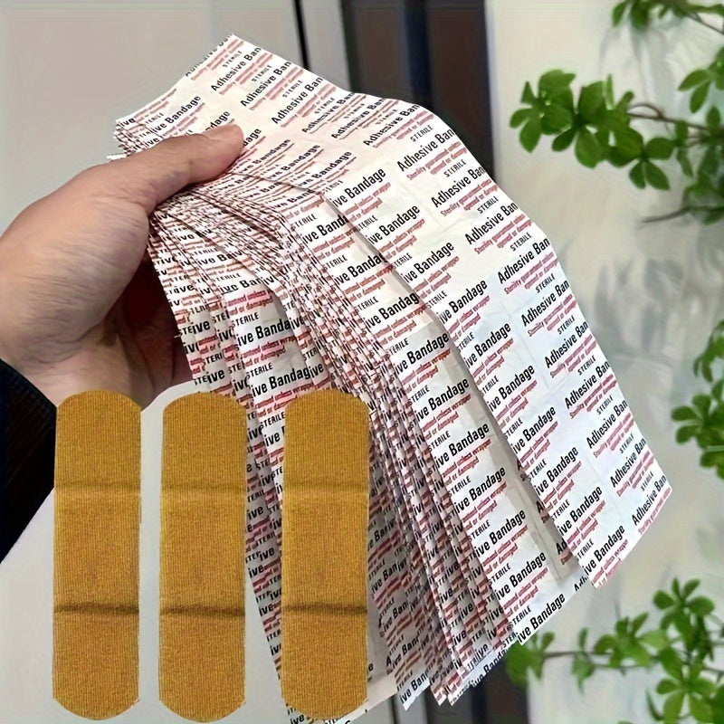 100片创可贴-家用适用，透气优质，PE材质，独立包装
