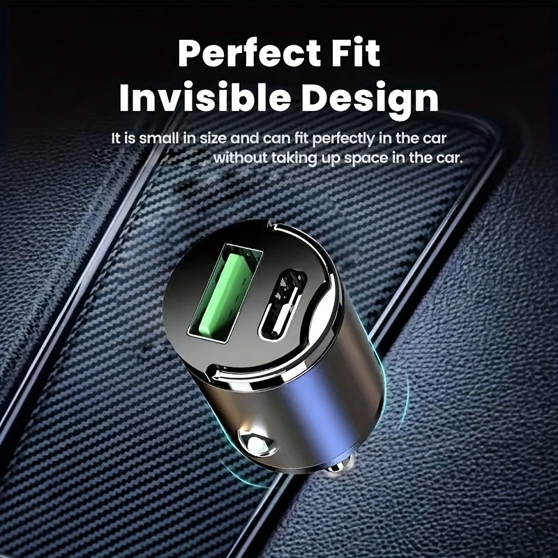 200-watt dual USB car charger, high-power fast-charging adapter, compatible with multiple protocols for iPhone, Huawei, and Xiaomi, both male and female adapters, universal fast-charging, operating voltage 36 volts, no battery required, Travel