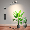 Plant Grow Light, Full Spectrum Indoor Grow Lamp with Gooseneck, 3 Color Temperature Modes & 10-Level Dimmable, 3/6/12H Timer, 65-Inch Tall, Ideal for Large Plants