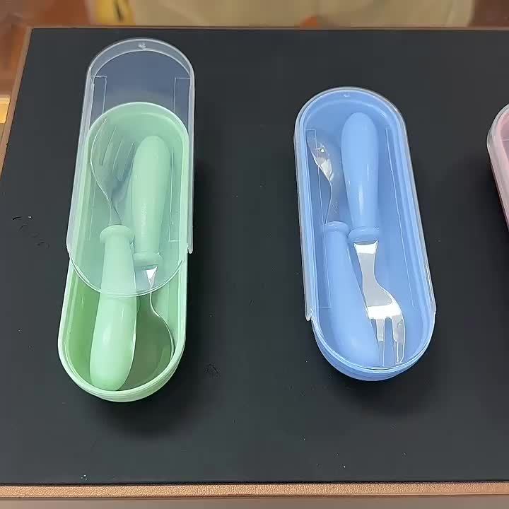 Stainless Steel Cutlery Set, Fork, Spoon, with Case