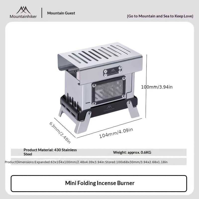 Shanxingzhe Portable Mini Outdoor/Indoor Folding Stove, Ideal for Camping and BBQ
