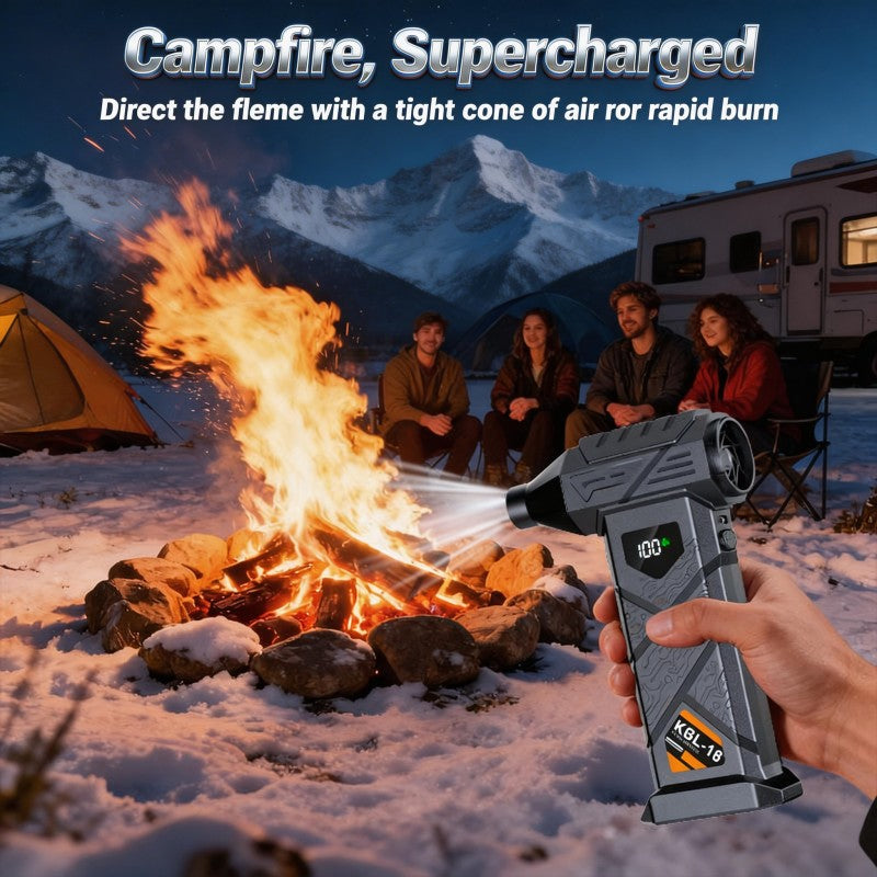 Brand New High Power Fan, High Speed Brushless Motor, Type-C Charging Port, Built-in 6000mAh High Performance Battery, 9000000RPM, 5 Speed Levels, 3 Air Nozzles, Auto Supplies / Car Care / Tools & Equipment / Dryer/