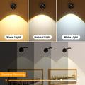 Motion Sensor Wall Mount Spotlight, Home Photo Wall Spotlight Lighting, Rechargeable Wall Light, Motion Sensor Light, Suitable for Living Room Ambient Lighting, Photo Wall Spotlight Lighting, etc.